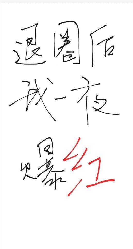 退圈後我一夜爆紅了