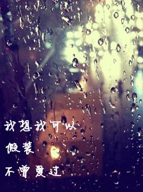 我想我可以假裝不曾愛過