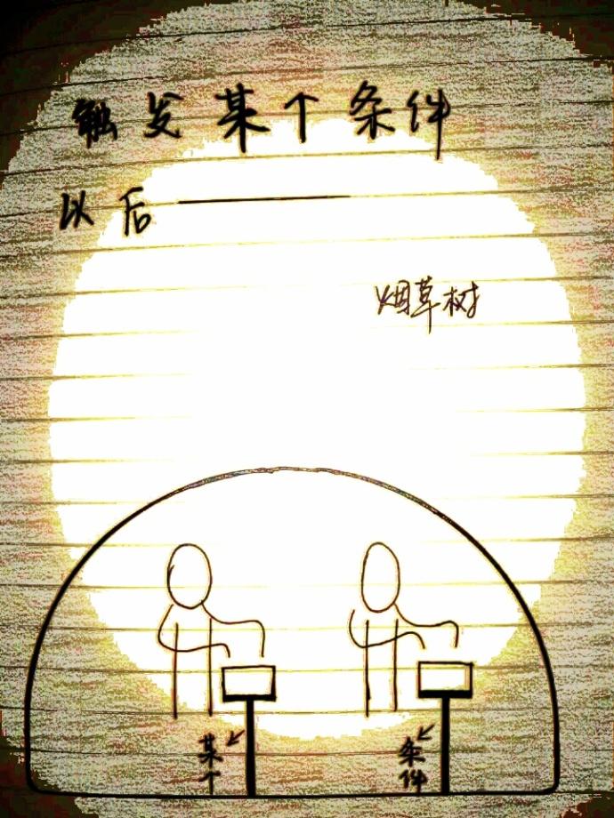 觸發某個條件以後