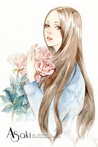 你的眼睛落滿了光